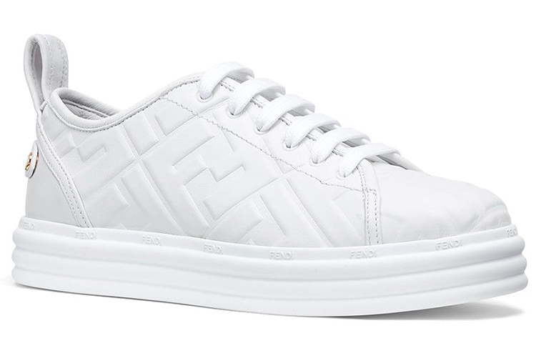 (W) Fendi Fashion Sneaker 'White' 'Double F Logo' 圖 3