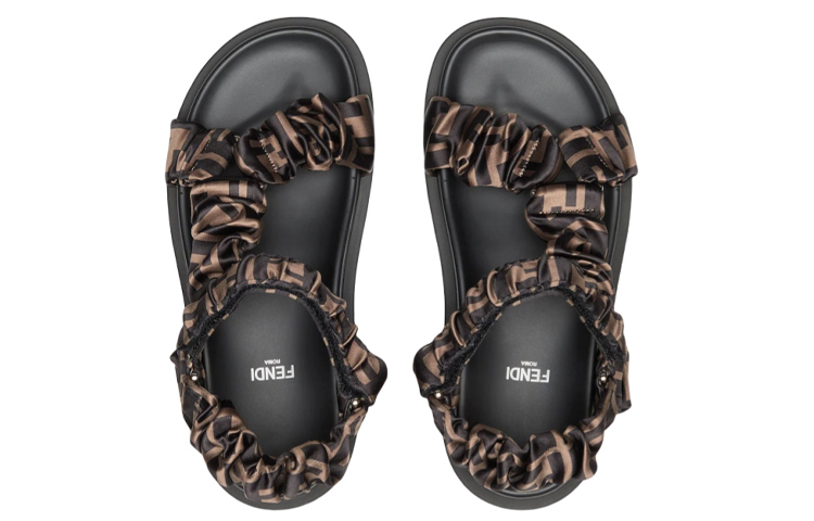 (W) Fendi Feel Sandal 'Brown' 圖 4