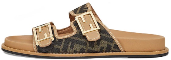 (Women) Fendi Feel Slide 'FF Baguette - Brown' 8X8326-AEGV-F1HHG (Women) Fendi Feel Slide 'FF Baguette - Brown' 8X8326-AEGV-F1HHG