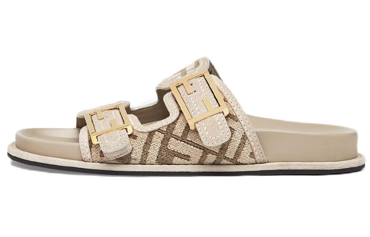 (Women) Fendi Feel Slides 'Dove Grey' 8X8326-AKZP-F1IDJ