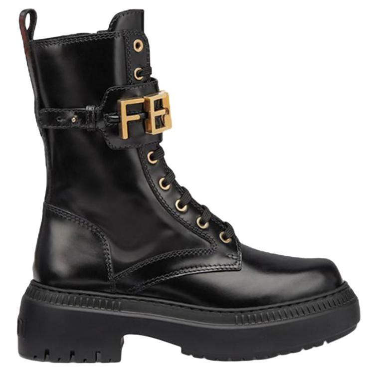 Order (W) フェンディ フェンディグラフィー ブーツ (ブラック) 8T8355AKY6F1H1K