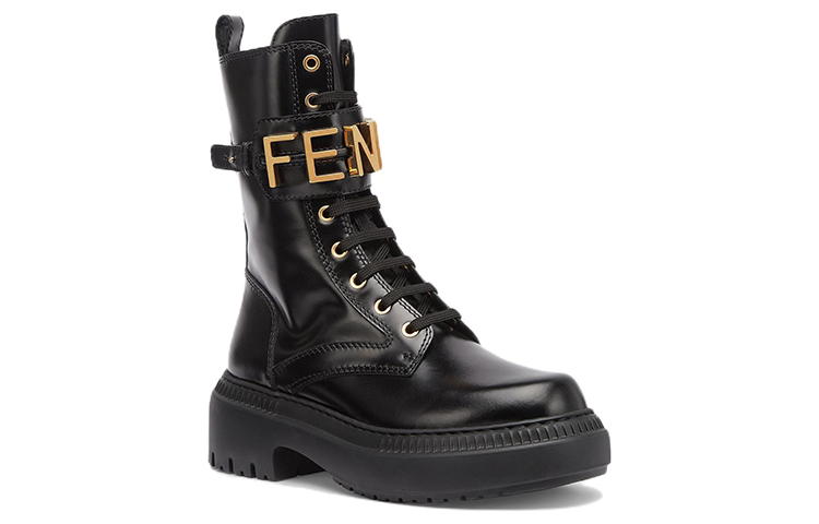 Lookbook (W) フェンディ フェンディグラフィー ブーツ (ブラック) 8T8355AKY6F1H1K