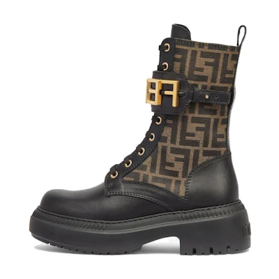 (W) Fendi Fendigraphy Boot 'Brown FF Pattern'