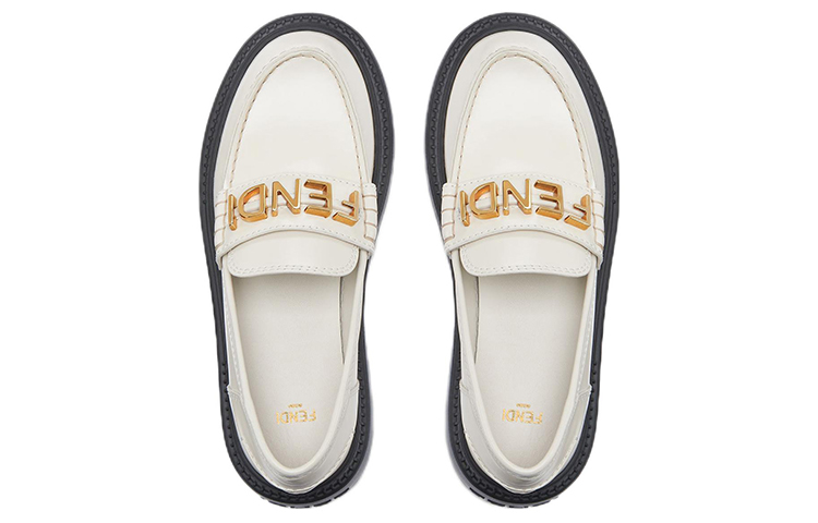 (W) Fendi Fendigraphy Loafer 'White' 圖 3