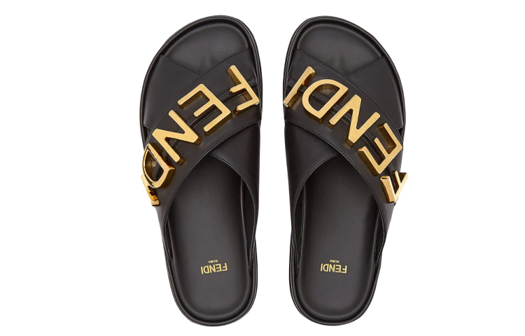 Lookbook (W) Fendi Fendigraphy Ciabatte ''Nero'' 8X8289-AI1R-F1H1K