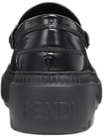 Purchase FENDI 芬迪 fendigraphy 皮革 套腳 厚底鞋 女款 黑色