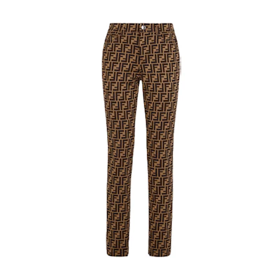 (Women) FENDI FF Logo Casual Brown Jeans FR6194A5G1F15NH