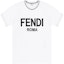 Buy (W) 펜디 FF 로고 프린트 크루넥 반팔 티셔츠 화이트 FS7254AC6BF0ZNM