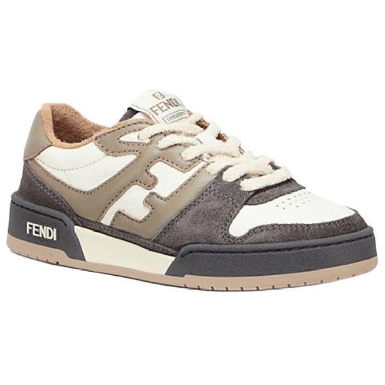 Lookbook (W) 芬迪 FF 混合皮革低帮鞋 '鸽灰色' 8E8252-AI1N-F1IJF