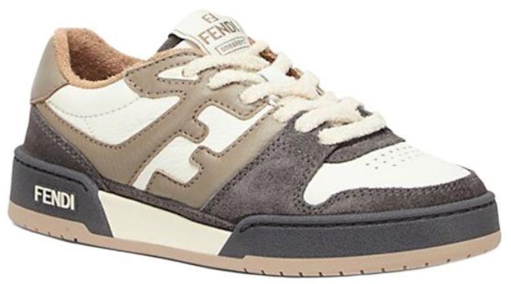 (W) 芬迪 FF 混合皮革低帮鞋 '鸽灰色' 8E8252-AI1N-F1IJF Lookbook (W) 芬迪 FF 混合皮革低帮鞋 '鸽灰色' 8E8252-AI1N-F1IJF
