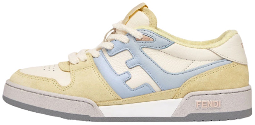 (W) Fendi FF Kulit Campur 'Kuning' Sneakers Low 8E8252-AI1N-F1H1F Buy (W) Fendi FF Kulit Campur 'Kuning' Sneakers Low 8E8252-AI1N-F1H1F