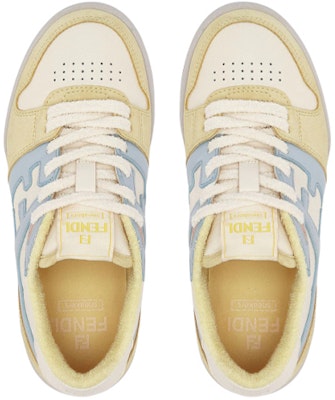 (W) Fendi FF Kulit Campur 'Kuning' Sneakers Low 8E8252-AI1N-F1H1F Shop (W) Fendi FF Kulit Campur 'Kuning' Sneakers Low 8E8252-AI1N-F1H1F