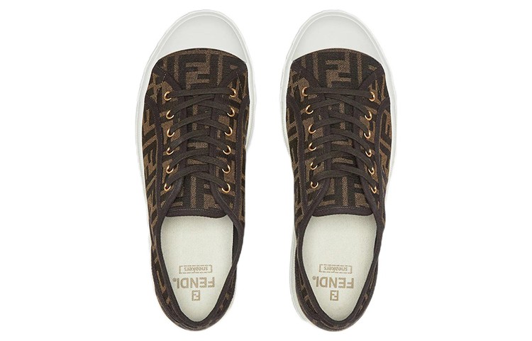 Lookbook (W) Fendi FF Motivo Domino 'Marrón' 8E8325AJZXF0R7V