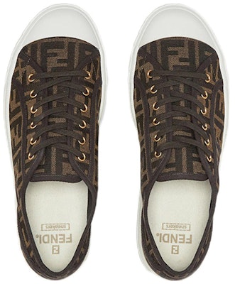 (W) Fendi FF Motivo Domino 'Marrón' 8E8325AJZXF0R7V Lookbook (W) Fendi FF Motivo Domino 'Marrón' 8E8325AJZXF0R7V