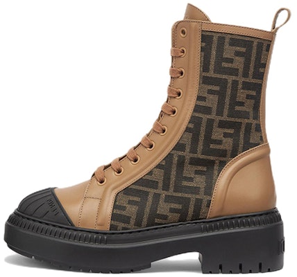 (Women) Fendi FF Motif Domino Biker Boot 'Beige' 8T8353-AJZF-F1ICN Buy (Women) Fendi FF Motif Domino Biker Boot 'Beige' 8T8353-AJZF-F1ICN
