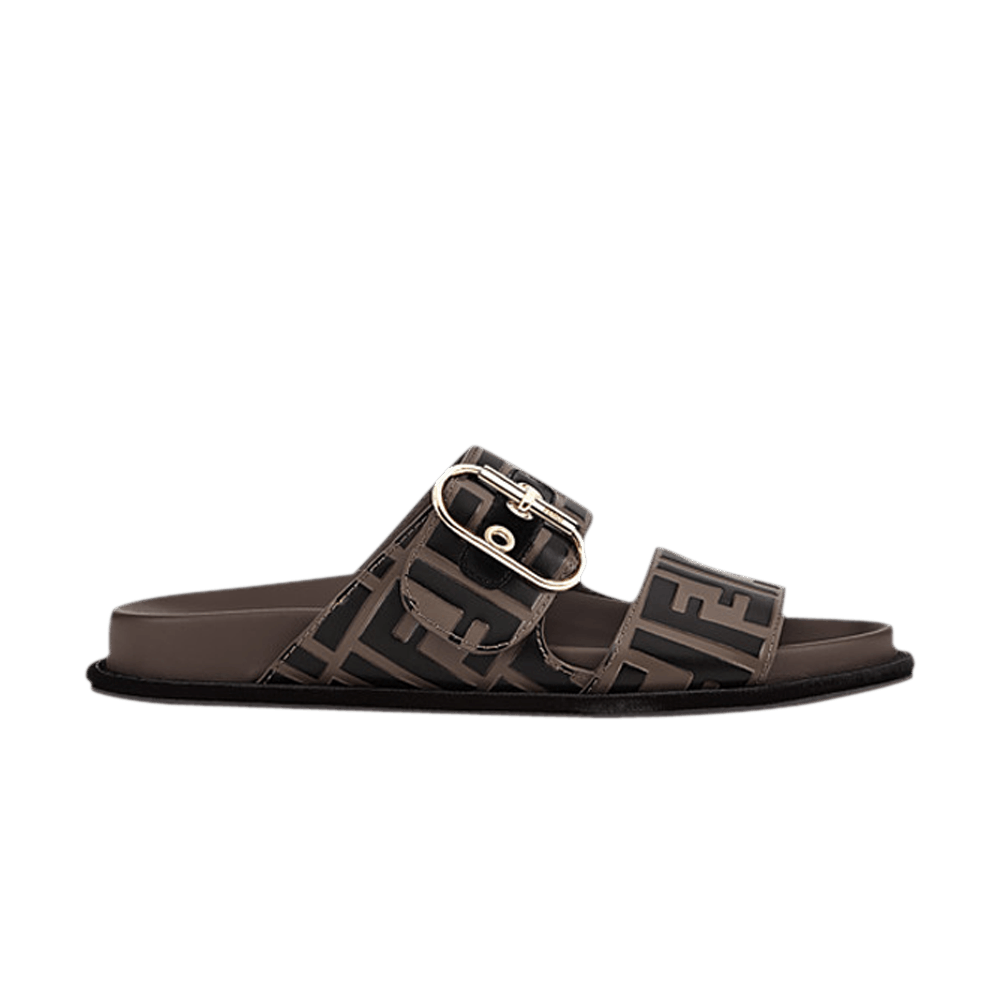 Buy (W) Selipar Fendi FF Motif Tali Dua 'Maya Nero' 8X6749-A5JX-F1425