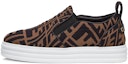 Buy (W) Fendi FF Motif Rise Slip-On 'Coklat' 8E8138-AE7V-F0R7V