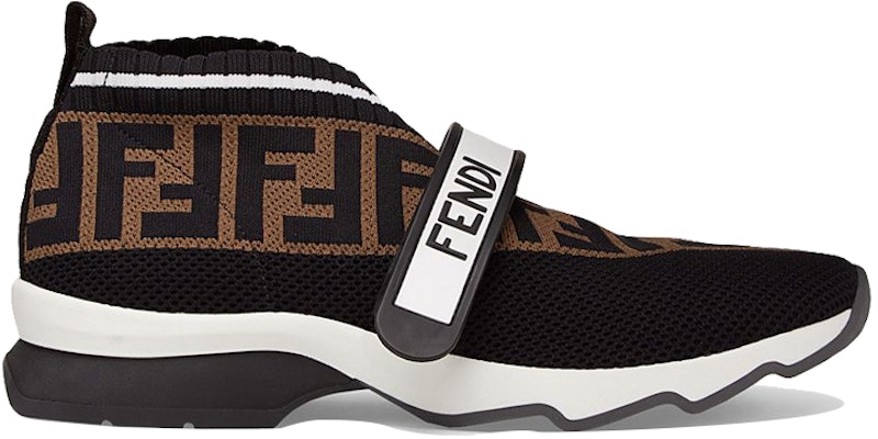 (Women) Fendi FF Motif Rockoko Sneaker 'Black Brown' 8E6701-A5JF-F14ZV Order (Women) Fendi FF Motif Rockoko Sneaker 'Black Brown' 8E6701-A5JF-F14ZV