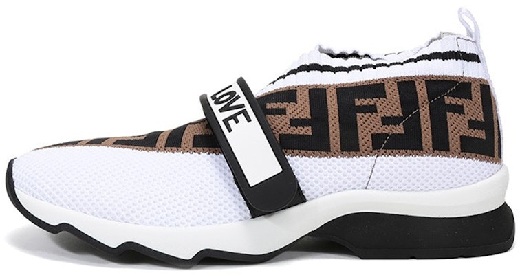 (女性)Fendi FF 標誌 Rockoko 運動鞋 '白棕色' 8E6701-A5JF-F1BPW Buy (女性)Fendi FF 標誌 Rockoko 運動鞋 '白棕色' 8E6701-A5JF-F1BPW