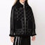 Shop (Women) FENDI FF Print Leather Jacket FW21 . FM5293AHOTF0GME