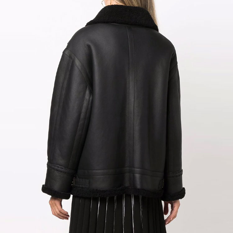 Purchase (W) FENDI FF印花皮夹克 FW21. FM5293AHOTF0GME