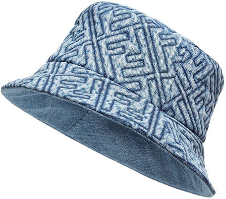 (Women) FENDI FF Quilted Cotton Bucket Hat Women’s Blue FXQ977AOIRF0RU7 Order (Women) FENDI FF Quilted Cotton Bucket Hat Women’s Blue FXQ977AOIRF0RU7