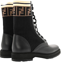 (W) 芬迪 FF Rockoko 黑棕色骑士靴 8T6780-A3H4-F13MC Shop (W) 芬迪 FF Rockoko 黑棕色骑士靴 8T6780-A3H4-F13MC