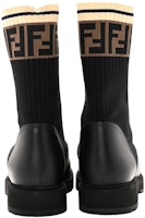 (W) 芬迪 FF Rockoko 黑棕色骑士靴 8T6780-A3H4-F13MC Purchase (W) 芬迪 FF Rockoko 黑棕色骑士靴 8T6780-A3H4-F13MC