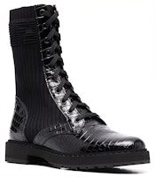 FENDI 芬迪 小牛皮機車短靴 女款 黑色 Lookbook FENDI 芬迪 小牛皮機車短靴 女款 黑色