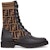 (W) But Fendi FF Rockoko Biker 'Hitam Tembakau' 8T6780-A8C7-F0PMM