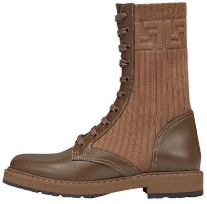 (Women) Fendi FF Rockoko Biker Boot 'Brown' 8T6780-AGE5-F1EUW Buy (Women) Fendi FF Rockoko Biker Boot 'Brown' 8T6780-AGE5-F1EUW