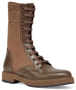 (W) フェンディ FF ロックココ バイカーブーツ (ブラウン) 8T6780-AGE5-F1EUW Lookbook (W) フェンディ FF ロックココ バイカーブーツ (ブラウン) 8T6780-AGE5-F1EUW