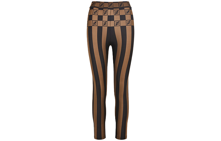(Women) FENDI FF Striped Leggings FAB174ADHOF13IZ