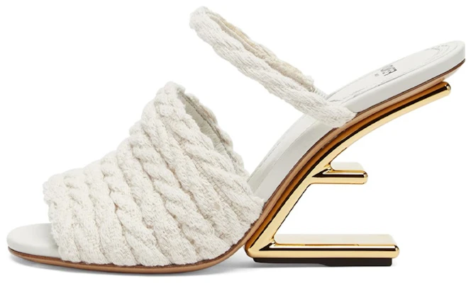 (W) Fendi First 9.8cm ''Sandale Tissée Blanche'' 8R8212AO0IF0KBR Buy (W) Fendi First 9.8cm ''Sandale Tissée Blanche'' 8R8212AO0IF0KBR