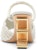 (W) Fendi First 9.8cm 'Selipar Tenun Putih' 8R8212AO0IF0KBR