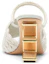 Shop (W) Fendi First 9.8cm ''Sandale Tissée Blanche'' 8R8212AO0IF0KBR