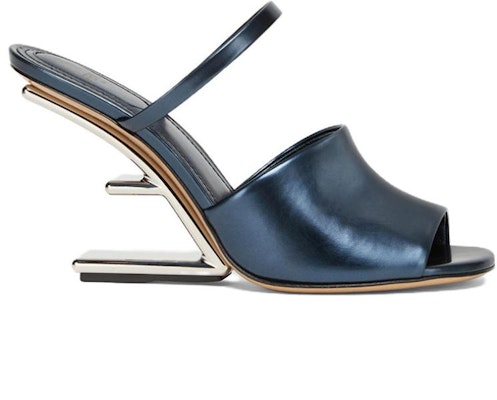 (Women) Fendi First 'Blue Leather High-Heel Mule' 8R8212AN80F1KE5 Order (Women) Fendi First 'Blue Leather High-Heel Mule' 8R8212AN80F1KE5