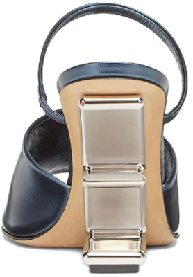 (W) Fendi First ''Mule à Talon Haut en Cuir Bleu'' 8R8212AN80F1KE5 Purchase (W) Fendi First ''Mule à Talon Haut en Cuir Bleu'' 8R8212AN80F1KE5
