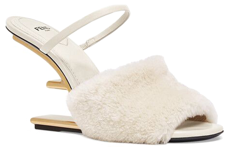 (W) Fendi First 'Elegant Sheepskin High-Heeled Sandal' 圖 2