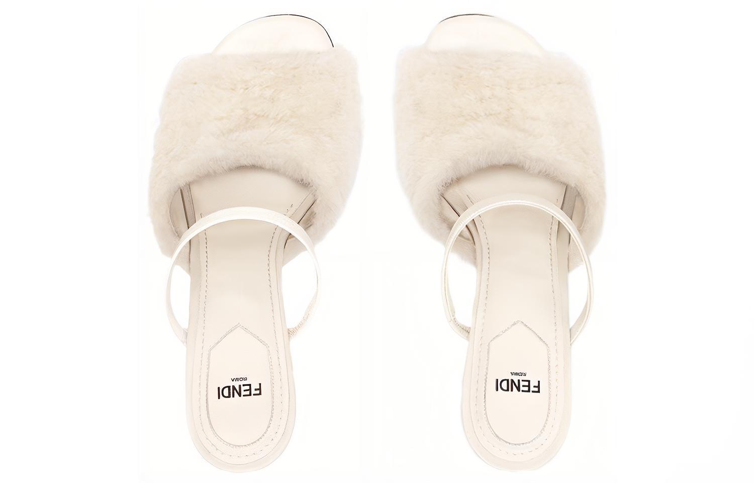 (W) Fendi First 'Elegant Sheepskin High-Heeled Sandal' 圖 4