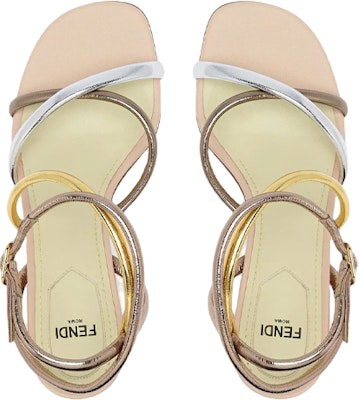 (W) Fendi First 'Sandal Kulit Nappa Perak' 8X8278UJ3F1GZW Lookbook (W) Fendi First 'Sandal Kulit Nappa Perak' 8X8278UJ3F1GZW