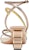 (W) Fendi First 'Sandal Kulit Nappa Perak' 8X8278UJ3F1GZW