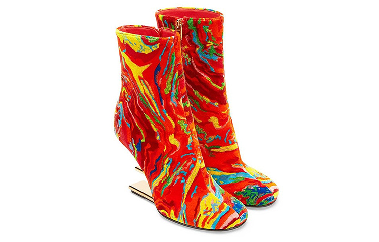 (W) Fendi First Ankle Boot 'Red Velvet Fashion' 圖 3