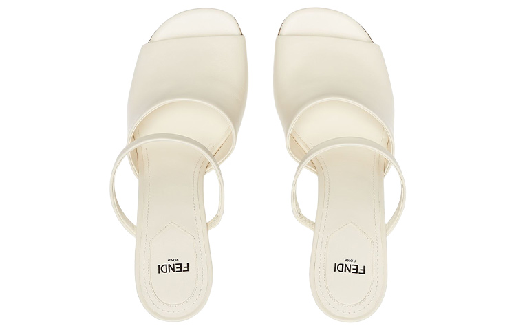 (W) Fendi First High-Heel 'Fashion Slide White' 圖 4