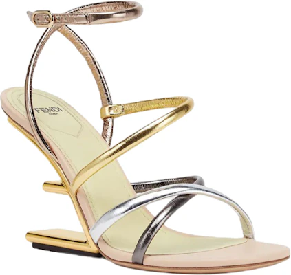 (Women) Fendi First High-Heel Sandals 'Silver' 8X8274UJ3F1GZW Lookbook (Women) Fendi First High-Heel Sandals 'Silver' 8X8274UJ3F1GZW