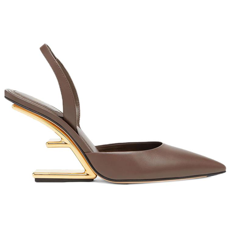 (W) Fendi First High Heel 'Brown Cut-Out' 圖 2