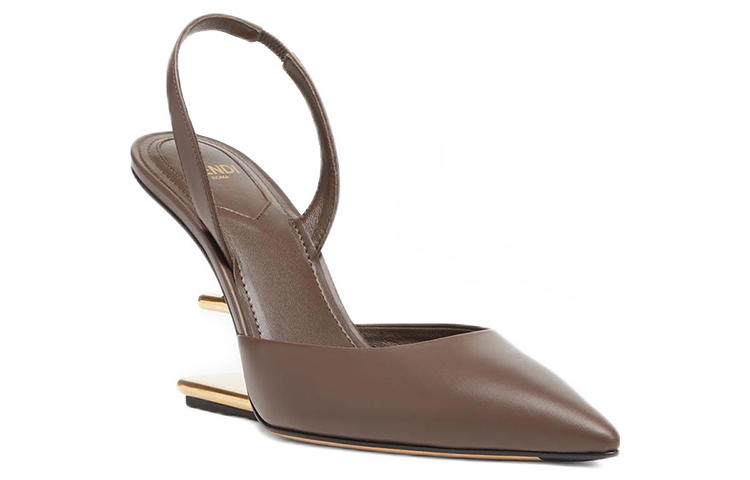 (W) Fendi First High Heel 'Brown Cut-Out' 圖 3