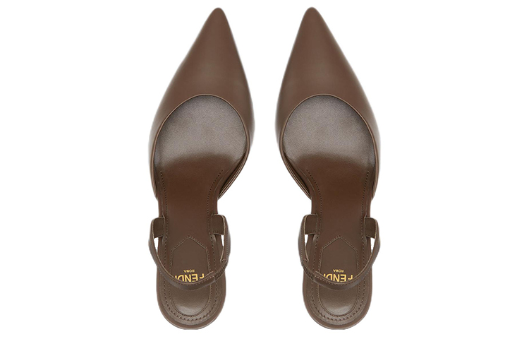 (W) Fendi First High Heel 'Brown Cut-Out' 圖 4