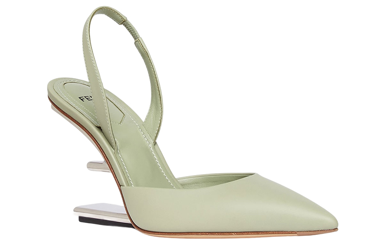 (W) Fendi First High Heel 'Green Leather' 圖 3