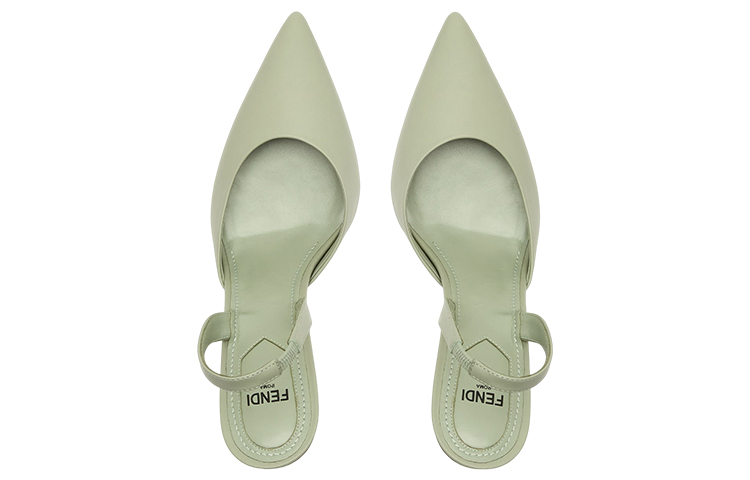 (W) Fendi First High Heel 'Green Leather' 圖 4